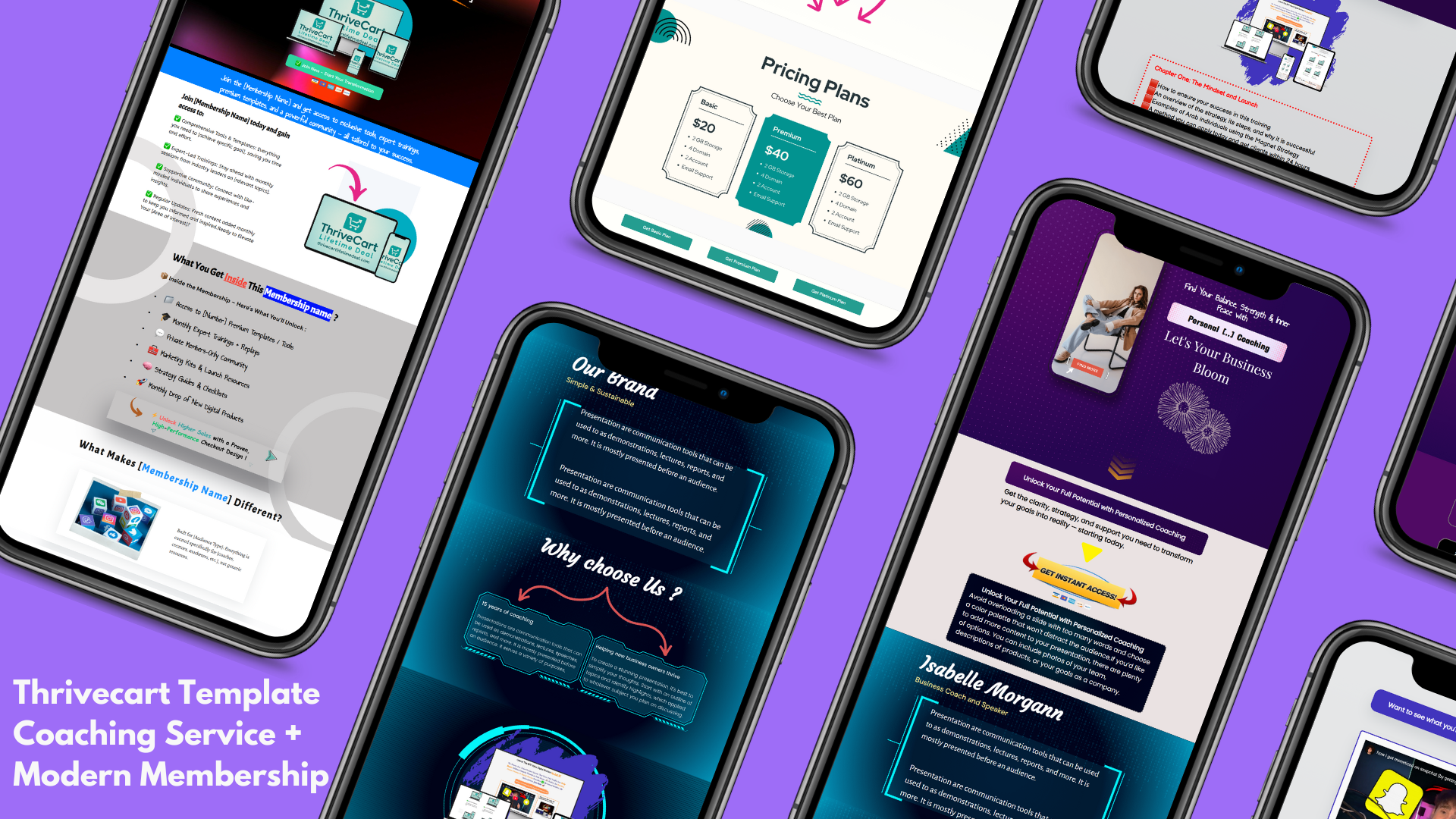 Thrivecart Template Coaching Services